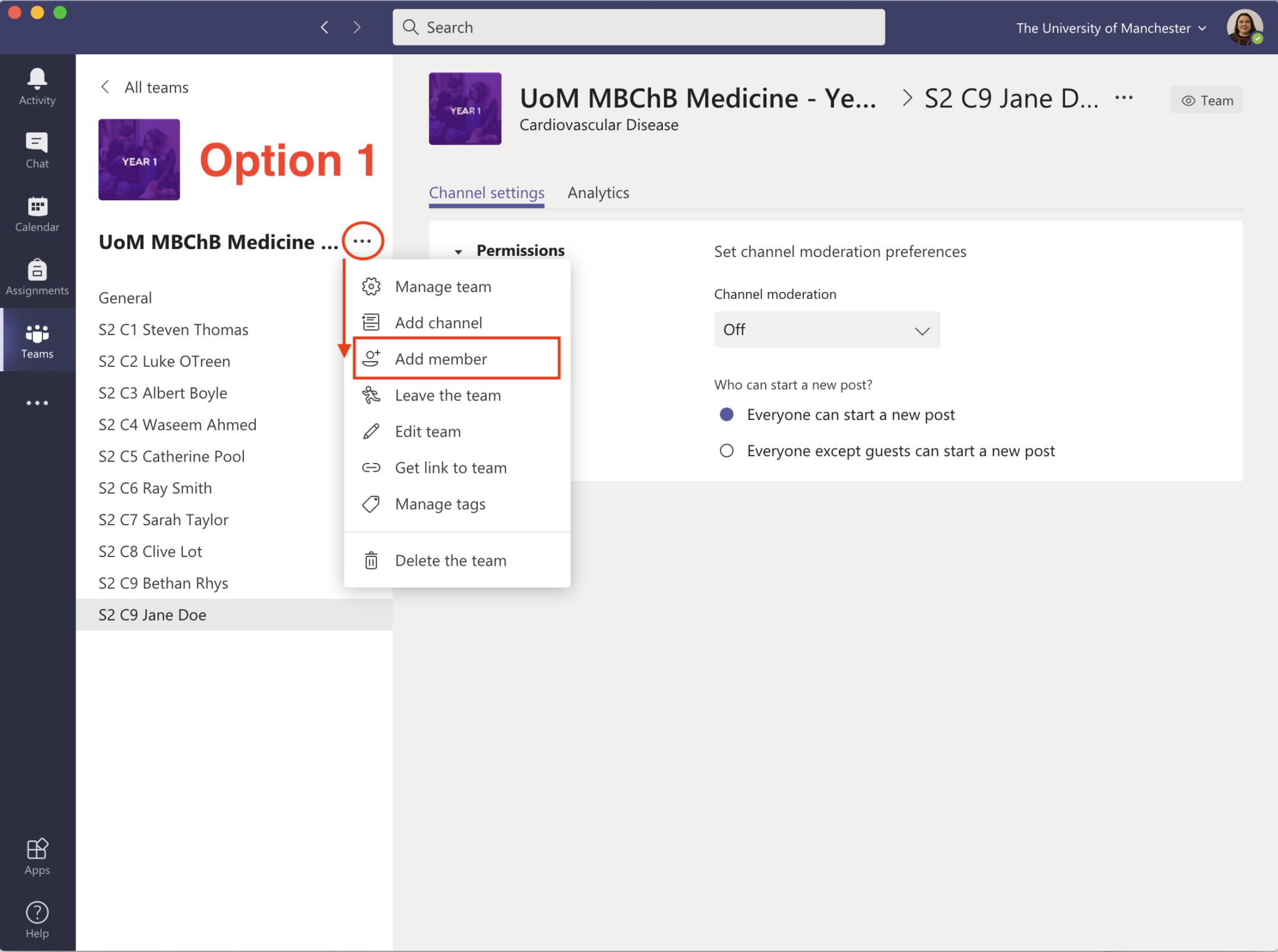 Using Teams as a Discussion Board Technology Enhanced Learning and Design