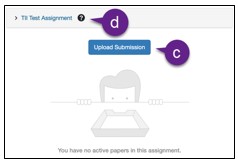 how to submit assignment using turnitin