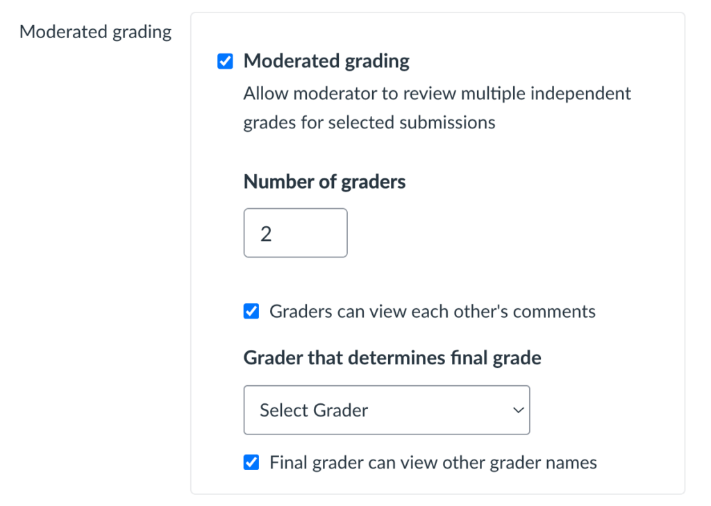 screenshot of moderation pane